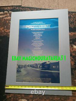 Horror Concept Poltergeist Production used R Movie poster Tobe Hooper signed