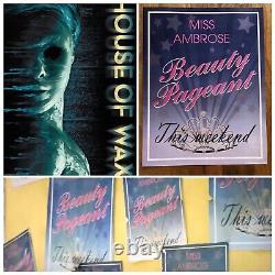 House Of Wax Miss Ambrose Beauty Pageant Poster- Horror Movie Prop COA
