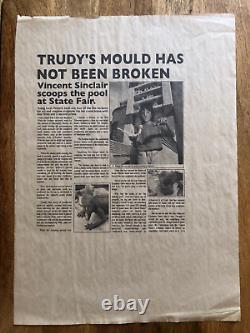 House Of Wax Production Made Newspaper Clipping Vincent Horror Movie Prop