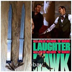 Hudson Hawk Alfred's Knives Original Movie Prop Weapon Bruce Willis COA