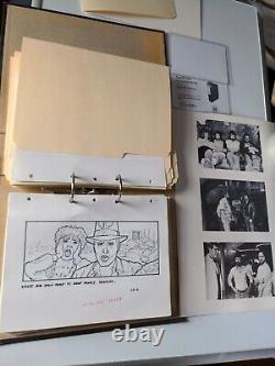 Indiana Jones Temple of Doom storyboard movie prop Spielberg Lucas STAR WARS