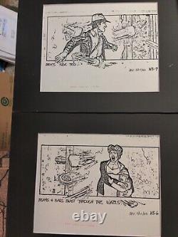 Indiana Jones Temple of Doom storyboard movie prop Spielberg Lucas STAR WARS