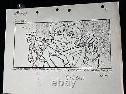 Indiana Jones Temple of Doom storyboard movie prop Spielberg Lucas STAR WARS