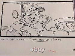 Indiana Jones Temple of Doom storyboard movie prop Spielberg Lucas STAR WARS