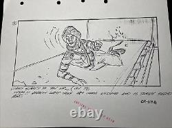 Indiana Jones Temple of Doom storyboard movie prop Spielberg Lucas STAR WARS