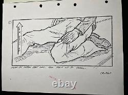 Indiana Jones Temple of Doom storyboard movie prop Spielberg Lucas STAR WARS