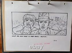 Indiana Jones Temple of Doom storyboard movie prop Spielberg Lucas STAR WARS