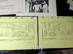 Indiana Jones Temple of Doom storyboard movie prop Spielberg Lucas STAR WARS