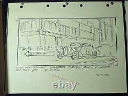 Indiana Jones Temple of Doom storyboard movie prop Spielberg Lucas STAR WARS