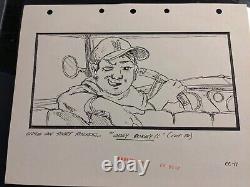 Indiana Jones Temple of Doom storyboard movie prop Spielberg Lucas STAR WARS