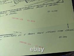 Indiana Jones Temple of Doom storyboard movie prop Spielberg Lucas STAR WARS