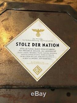 Inglourious Basterds Stolz Der Nation Film Case Movie Prop COA Tarantino