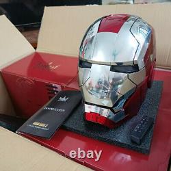 Iron Man MK5 Helmet 11 Wearable Voice-controlled Cosplay Prop Deformable Model