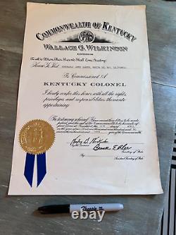 JAMES GARNER Estate Kentucky Colonel Award Juliens Auctions Rockford Files