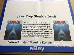 JAWS 1975! Bruces Tooth! Movie Prop Original Piece