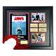 JAWS Bloody Shark Bite Framed Movie Poster Facsimile Cast Signed Collage Photo