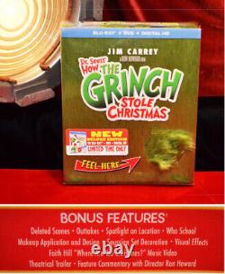 JIM CARREY Signed Grinch AUTOGRAPH, Prop WHO MAIL & NEWSPAPER, DVD, COA UACC#228