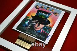 JOHNNY DEPP Signed Wonka, Charlie & Chocolate Factory PROP, DVD, Frame COA, UACC