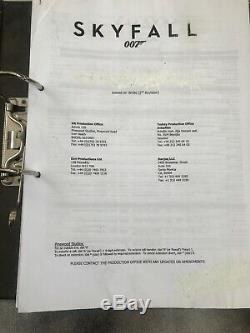 James Bond Skyfall Original Studio Issued Storyboard Folder 250+ Film Production