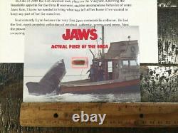 Jaws Movie Prop Orca Boat Piece Screen Used horror movie prop