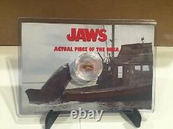 Jaws Movie Prop Orca boat piece screen used funko pop super7 reaction