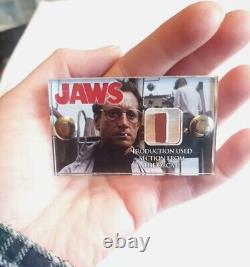 Jaws Orca 2 movie prop section mini display with COA