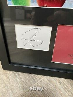 Jim Carrey BECKETT Signed Autographed 11x14 Display The Grinch Movie Prop