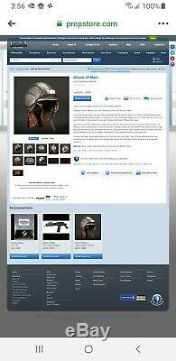 John Carpenters Ghosts of Mars Prop Miner Helmet Film Used Screen Worn Wardrobe