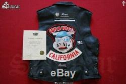 John Travolta WILD HOGS Leather Biker MC Vest Screen Worn Used Movie Prop With COA