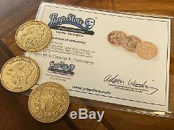 Keanu Reeves John Wick Screen Used Continental High Table Gold Coin Movie Prop