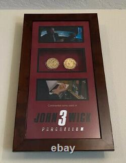 Keanu Reeves John Wick Screen Used Continental High Table Gold Coin Movie Prop