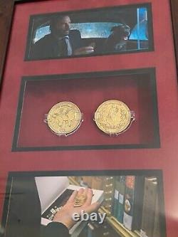 Keanu Reeves John Wick Screen Used Continental High Table Gold Coin Movie Prop