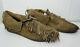 LONE RANGER Movie Prop Johny Depp Native American Leather Shoes Moccasin indian