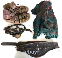 Leather / Spartacus (TV Series 2010-2013) Movie Prop, Belt, Shoes, Blanket