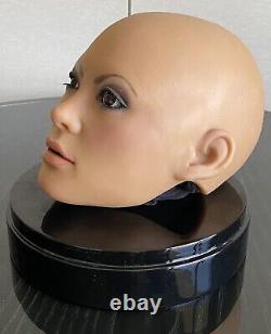 Life like Kaylani Lei head Not Photo by RealDoll from movie Sex Bots w case
