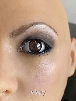 Life like Kaylani Lei head Not Photo by RealDoll from movie Sex Bots w case