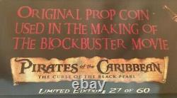 Ltd. Edition Johnny Depp Pirates of the Caribbean Photo & Prop Coin No. 27 of 60