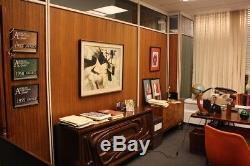 MAD MEN Original Production Screen Used Movie Prop DON DRAPERS Office Wall Art