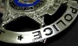 MOSAIC original screen used movie prop SUMMIT UTAH POLICE Badge Silver HBO TV