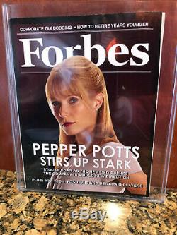 Marvel Avengers Movie Prop Iron Man 3 Pepper Potts Forbes Magazine + Bonus