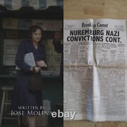 Marvel Original Prop Agent Carter Newspaper with COA