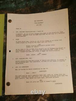 Max Headroom TV Original Production Used personal script used by actor signed