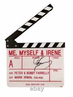 Me, Myself & Irene Jim Carrey Signed Original Movie Clapperboard Slate Prop LOA