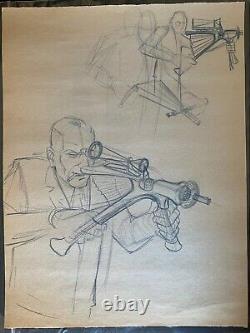 Men In Black MIB Weapon Original Hand Drawn Concept Art Drawing COA Movie Prop