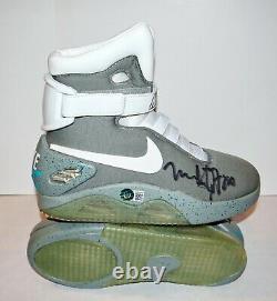 Michael J Fox Back To The Future 2 autograph signed Mags Sneakers BAS Beckett