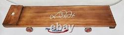 Michael J Fox Back To The Future signed WOOD SKATEBOARD HOVERBOARD Beckett