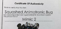 Mimic 2 Authentic Animatronic Bug Sci Fi Horror Movie Prop COA