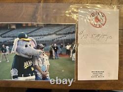 Moneyball Movie Props Memborabilia Brad Pitt The Offer original note $12.5 mil