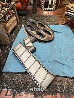 Monumental Film Reel With Film Strip Sign Cbs Studio City