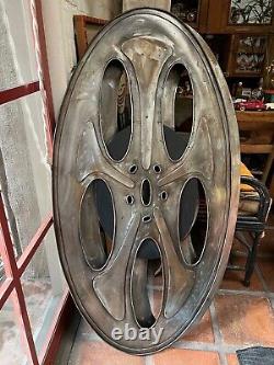 Monumental Film Reel With Film Strip Sign Cbs Studio City